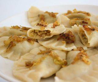 Pierogi z kapustą i grzybami