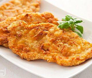 Kotlet z piersi kurczaka w panierce kukurydzianej 1szt.